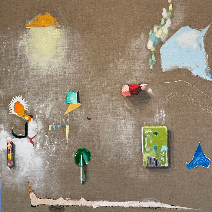 abstract, oil on Belgian linen